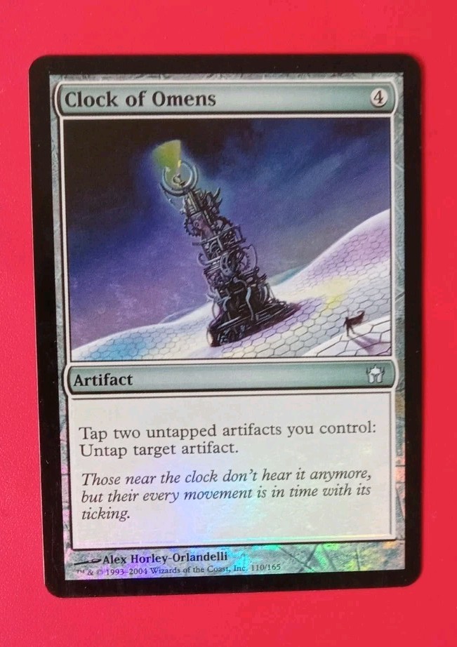 Fifth Dawn FOIL Clock of Omens LP First Class Shipping No Tracking Mtg Magic