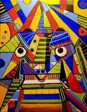 Painting ” The Inner Child  11 x 14 ”  Large Artist -Don Joslyn