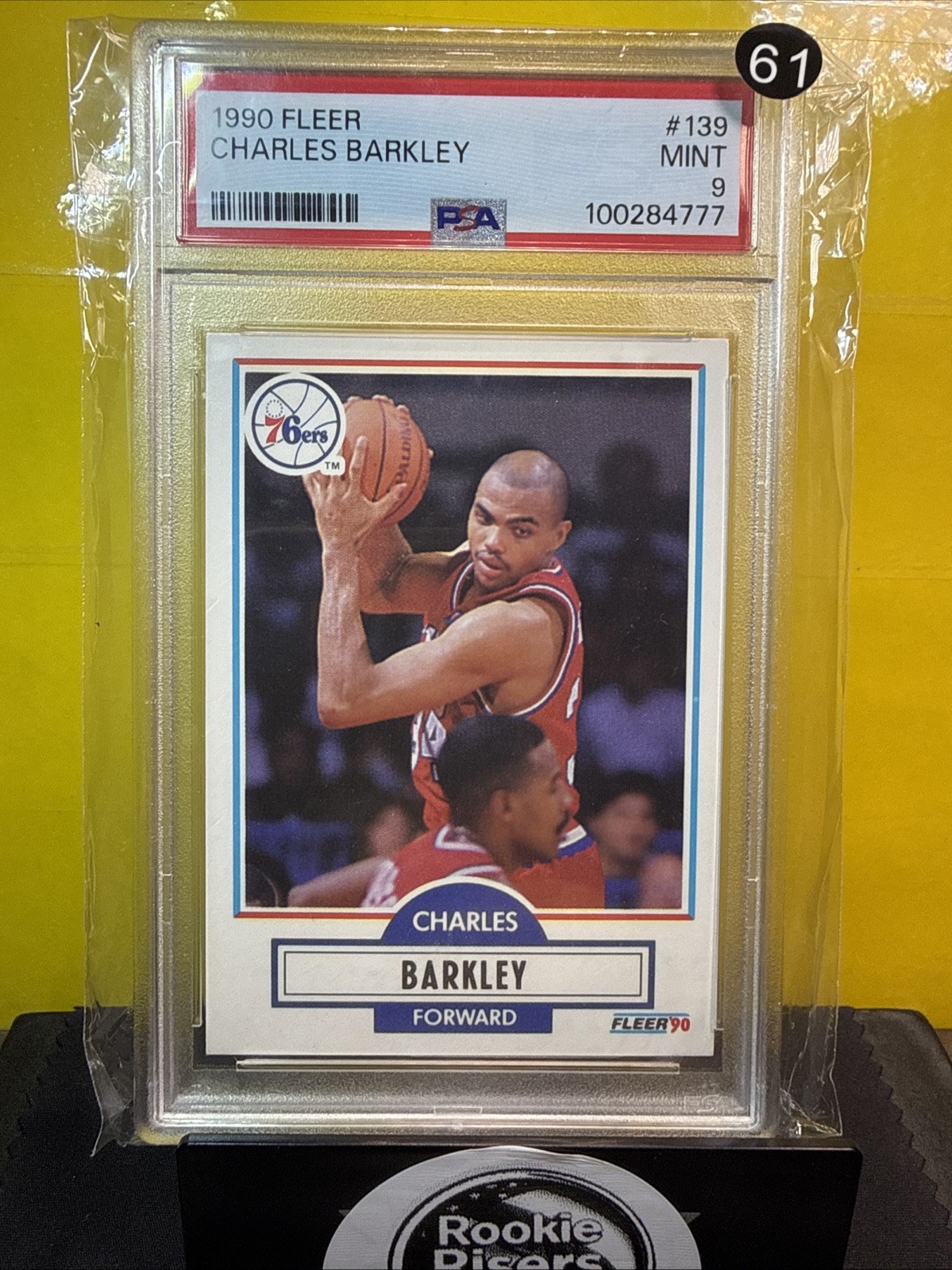 Charles Barkley #139 Basketball Cards 1990 Fleer trading card — raw and PSA graded price guide
