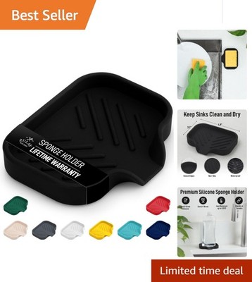 Space-Saving Silicone Tray for Kitchen & Bathroom - 4.9x3.3  Composting Helper