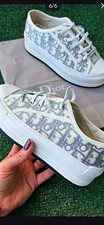 Dior WalknDior Mens Low Top Lace-Up Canvas Sn...
