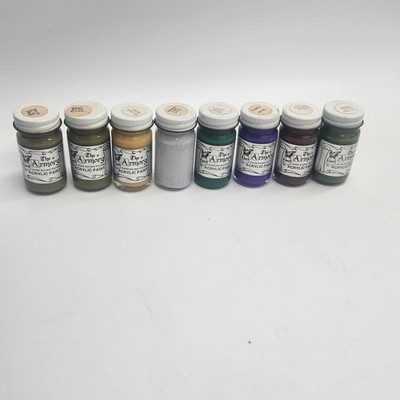 Vintage The Armory Acrylfarben Set - 8 Gläser - D&D Warhammer Miniatur