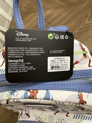 Loungefly Disney Star Wars Ahsoka Tano Backpack - Cordy’s Corner Exclusive NWT Loungefly Disney Star Wars Ahsoka Tano Backpack - Cordy main image 3