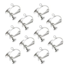 10Pcs Clip-on Earring Converters Earring Accessories Clip On Components