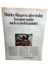 1976 3M Scotch Masking Tape Shirley Rieger Vintage Magazine Print Ad