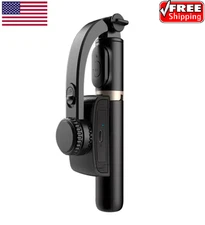 Roreta 2023 Gimbal Stabilizer Selfie Stick Foldable Wireless Tripod Bluetooth