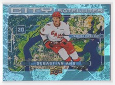 #CS-17 Sebastian Aho 2024-25 Upper Deck City Satellites * Carolina Hurricanes
