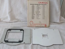Vintage OMEGA D Enlarger Negative Carrier LOT 35mm Unmounted & 2 3/8 x 4 1/4