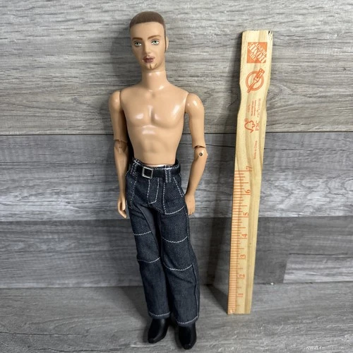 Flavas Liam Doll Mattel Vintage Flocked Buzzed Blond Hair
