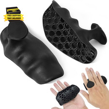 Rubber Gym Grips for Weights Training, Ergonomic Workout Grip for Weight Lifting