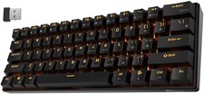 Rk Royal Kludge Rk61 60 Mechanical Gaming Keyboard, Ultra-Compact Keyboard Wit