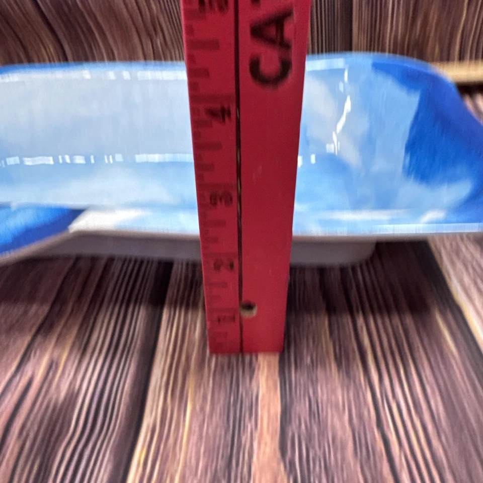 Plato para servir ballenas Nautica Home melamina 21" Ocean Sea Life Foto 4 de 4