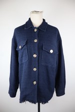 MARELLA GIACCA BLAZER DONNA TG XL WOMAN VINTAGE JACKET CON COLLETTO ACRILICO