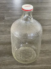 Vintage Nesbitt’s Wide Mouth Soda Syrup Gallon Jug/Jar…Textured…w/original Lid