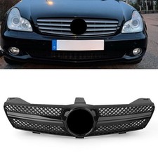 K&uuml;hlergrill f&uuml;r Mercedes Benz W219 CLS500 CLS600 CLS 1 FIN Schwarz gl&auml;nzend