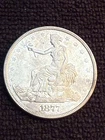 1877 T$1 Trade Dollar Note Reverse Scratch