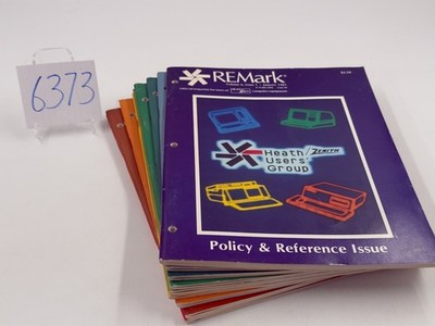Vintage REMark Zenith/Heath Users Magazine Lot: 11 Issues 1985