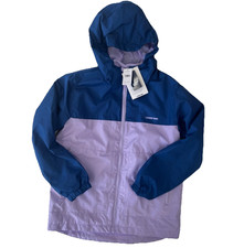 Lands End Girls 3 in 1 Jacket SQUALL COAT Purple SIZE LARGE 12-14 NWT 140