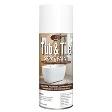 Tile Paint, White Tub and Refinishing Spray 16 Ounce Pack of 1 ,