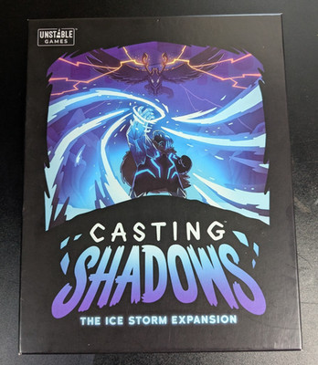 Casting Shadows The Ice Storm Expansion Box Unstable Games NEW
