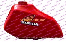 HONDA XR 500 R 1982 RED ALUMINIUM FUEL GAS PETROL TANK / FIT FOR
