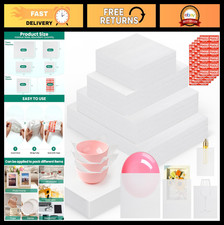 560 Pcs Dish Packing Supplies - Foam Wrap Pouches Sheets for Plates, 4 Sizes