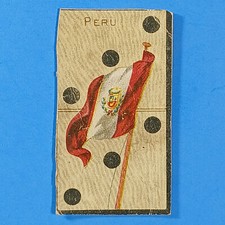 T177 Peru Sweet Caporal National Flag Nation Series On Dominoes Circa 1901