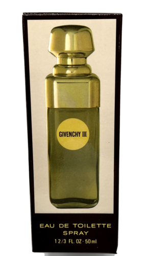 Givenchy III 1 2/3 oz Toilette Spray Vintage Parfums Givenchy Inc - Picture 2 of 10