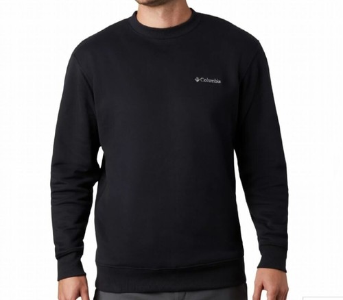 Columbia Hart Mountain II Black Men's Crew Neck Sweatshirt Size XLT - 第 4/12 張圖片