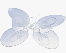 White Angel Wings - 15x7" - Fairy - Costume Accessory - Smaller Size