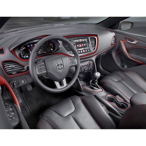 32ft 10M Red Car Interior Edge Line Moulding Trim Molding Strip Auto Decortive A - Picture 6 of 8