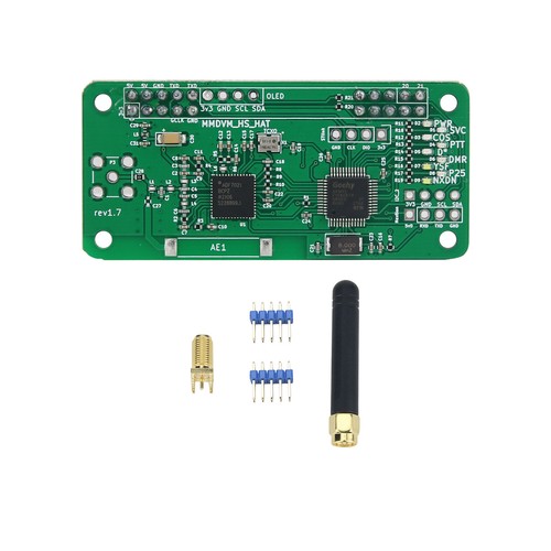 UHF VHF UV MMDVM Hotspot Board Kit For DMR P25 YSF DSTAR Raspberry Pi ...