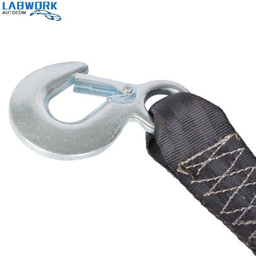 Trailer Winch Strap With Safety Snap Hook For Towing Boats 2" X 20' - Picture 2 of 8