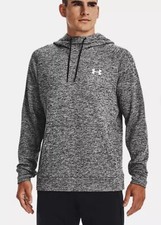 Under Armour Men's Armour Fleece  Twist Hoodie Black Size L New