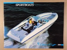 Brochure catalogo barche sportive Chris-Craft 1990 concetto limitato Sea Hawk SE