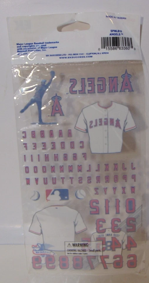 Calcomanías adhesivas de los Angeles Angels letra 80 coche camión con licencia de Los Ángeles desmontables MLB Foto 4 de 4