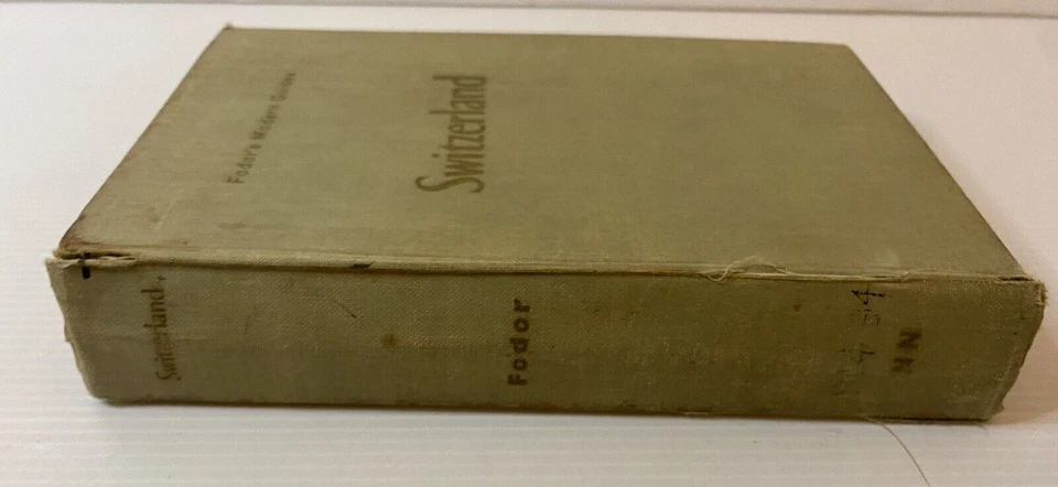 Frodor's Modern Guide - Switzerland, 1954 1st Ed. Vintage Hardcover Ex-Library - Image 2 of 4