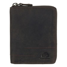 Greenburry Vintage Revival Leder Reißverschluss Geldbörse Portemonnaie 