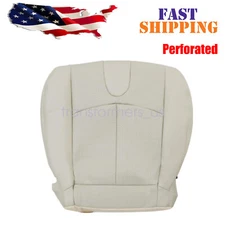 Driver Bottom Perforated Leather Seat Cover Tan For 2008-2013 Infiniti G37 US