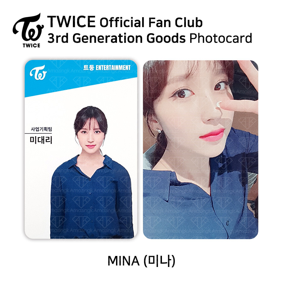 TWICE 「ONCE UPON A TIME」ミナ トレカ TWICE MINA - Celebrate Japan popup store random photocard