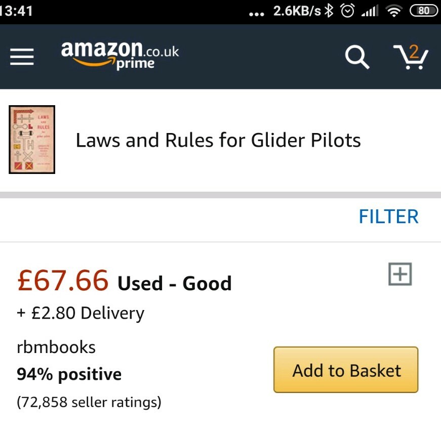 Laws And Rules For Glider Pilots. Tenth Ed. British Gliding Association