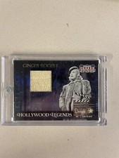 2007 DONRUSS AMERICANA HOLLYWOOD LEGENDS GINGER ROGERS WORN COAT # 42/325