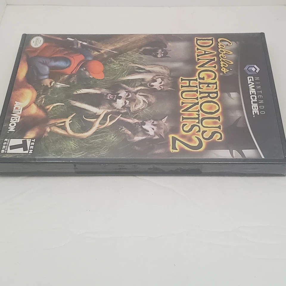 Cabela's Dangerous Hunts 2 Nintendo GameCube 2005 New Sealed Loose Disc Shrink - Image 3 of 4