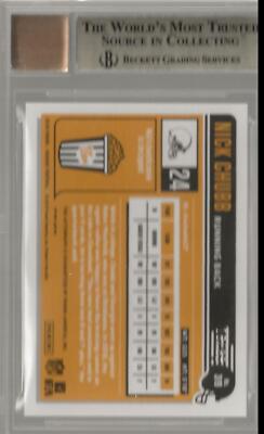 Nick Chubb 2018 Panini Honors #319 Classics Rookies Signatures