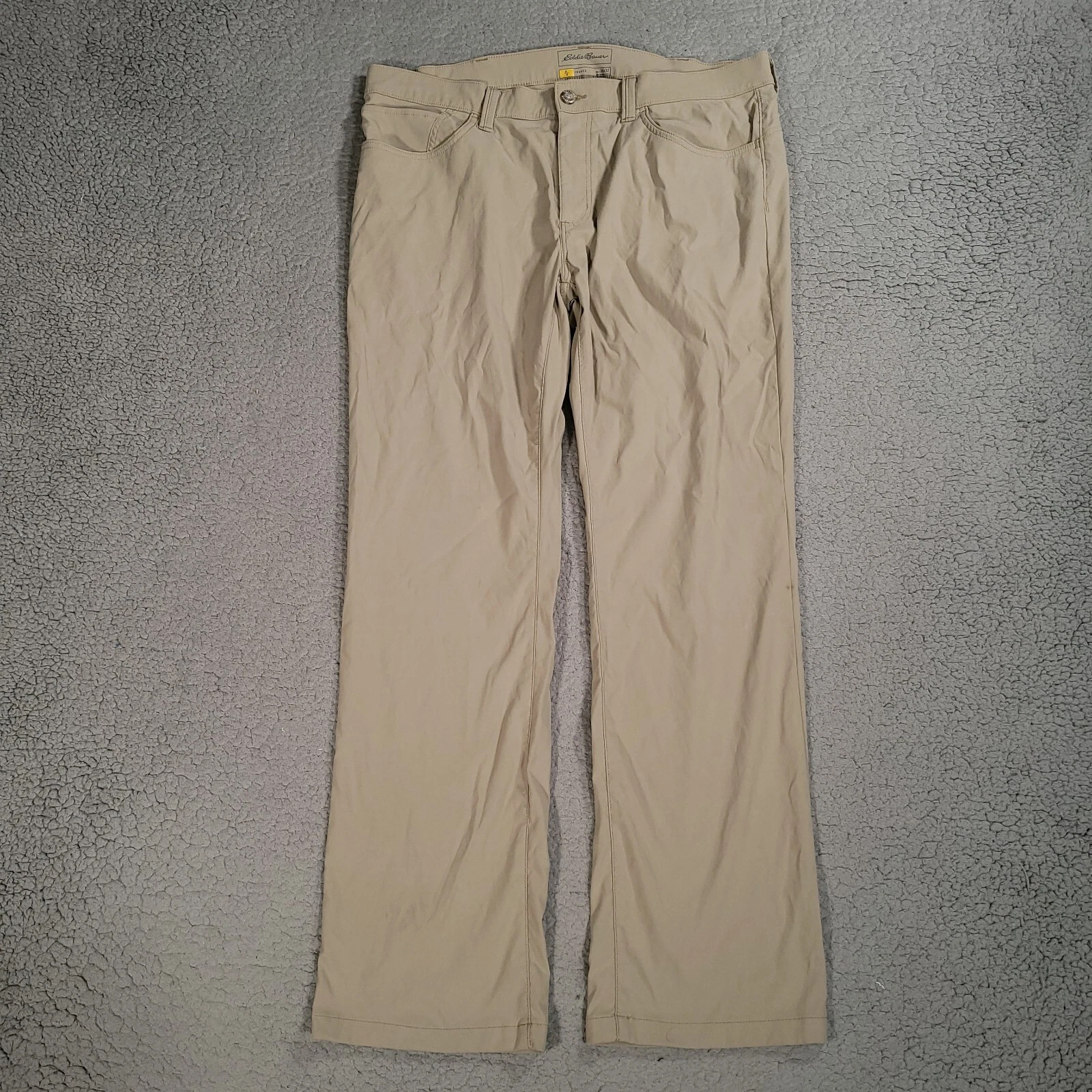 Eddie Bauer Travex Pants Mens 38x32 (Fits 38x31) Hiking Performance Belt Loops