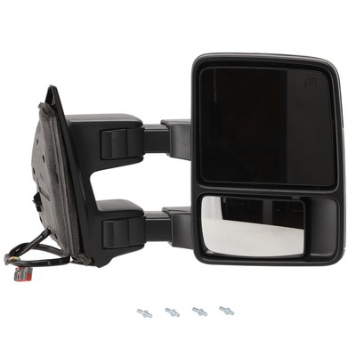 Tow Mirror For 2008 2010 Ford F-250 Super Duty Passenger Side Power Heated Light