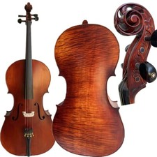 Hand Carved Professional SONG Maestros Cello 4/4, Stradivarius Model Cello 15645