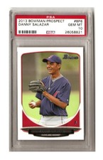 Danny Salazar 2013 Bowman Prospect #BP6 PSA Gem Mint 10 Cleveland Indians POP:10