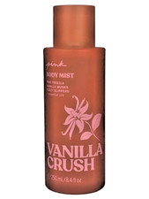 VICTORIA  S SECRET PINK VANILLA CRUSH FRAGRANCE BODY MIST SPRAY SPLASH 8.4 oz