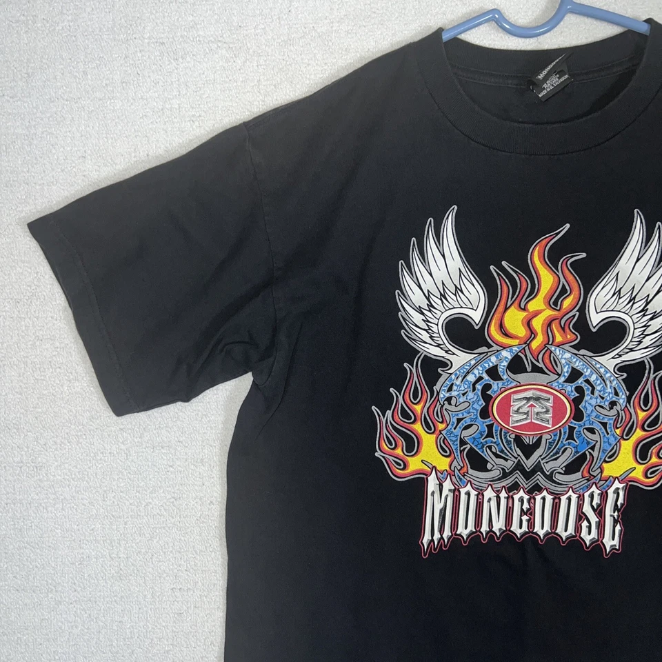 Camiseta Mongoose Bicycles Estampado Gráfico Juvenil Grande Foto 2 de 4